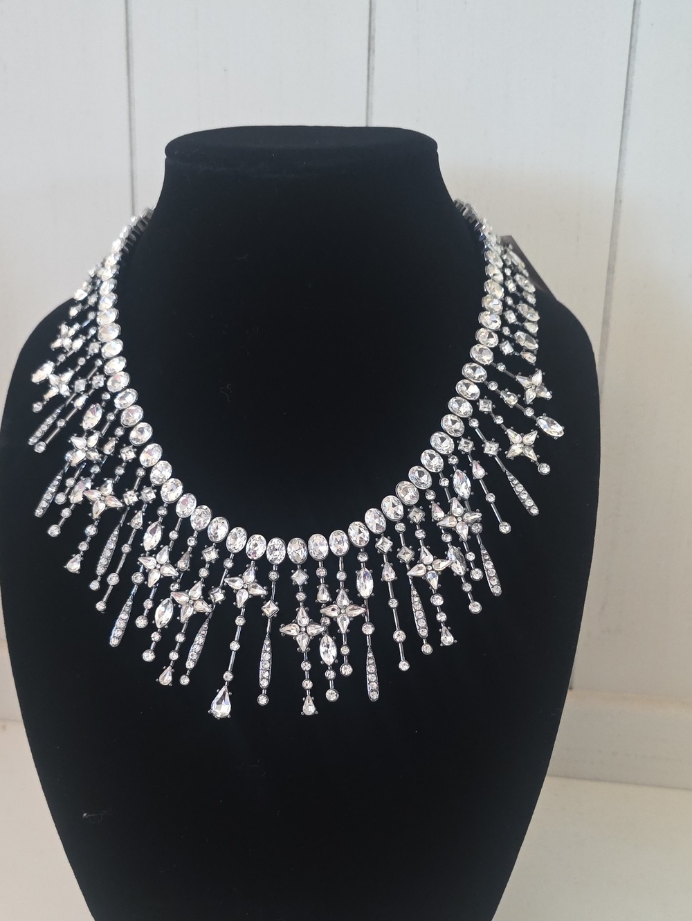 NWT White House Black Market Rhinestone Necklace.